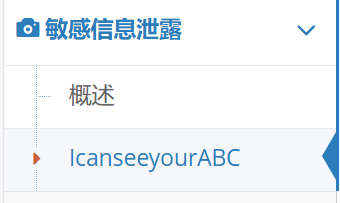 敏感信息泄露